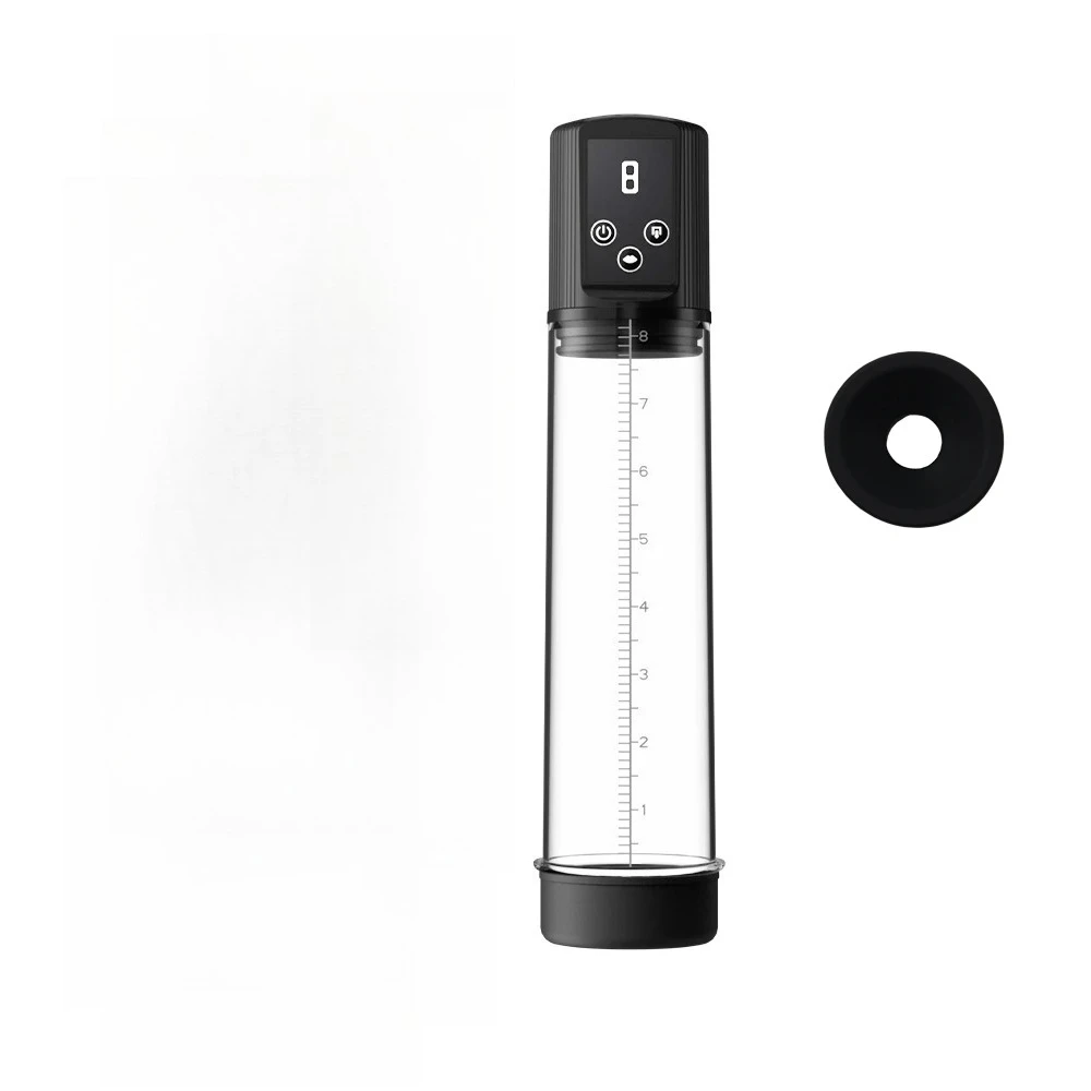 Electric Penis Pump 9 Adjustable Suction Levels Erection Enhancement Extender Adult Men Exerciser Masturbating Intimate Toy 18+