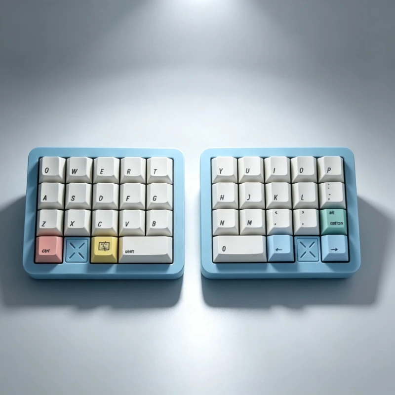 Toycat Wireless Split Keyboard 34 38 36 Rmk Mini Mechanical Keypad Dual Mode Bluetooth Wired RGB Backlit for Gaming Office