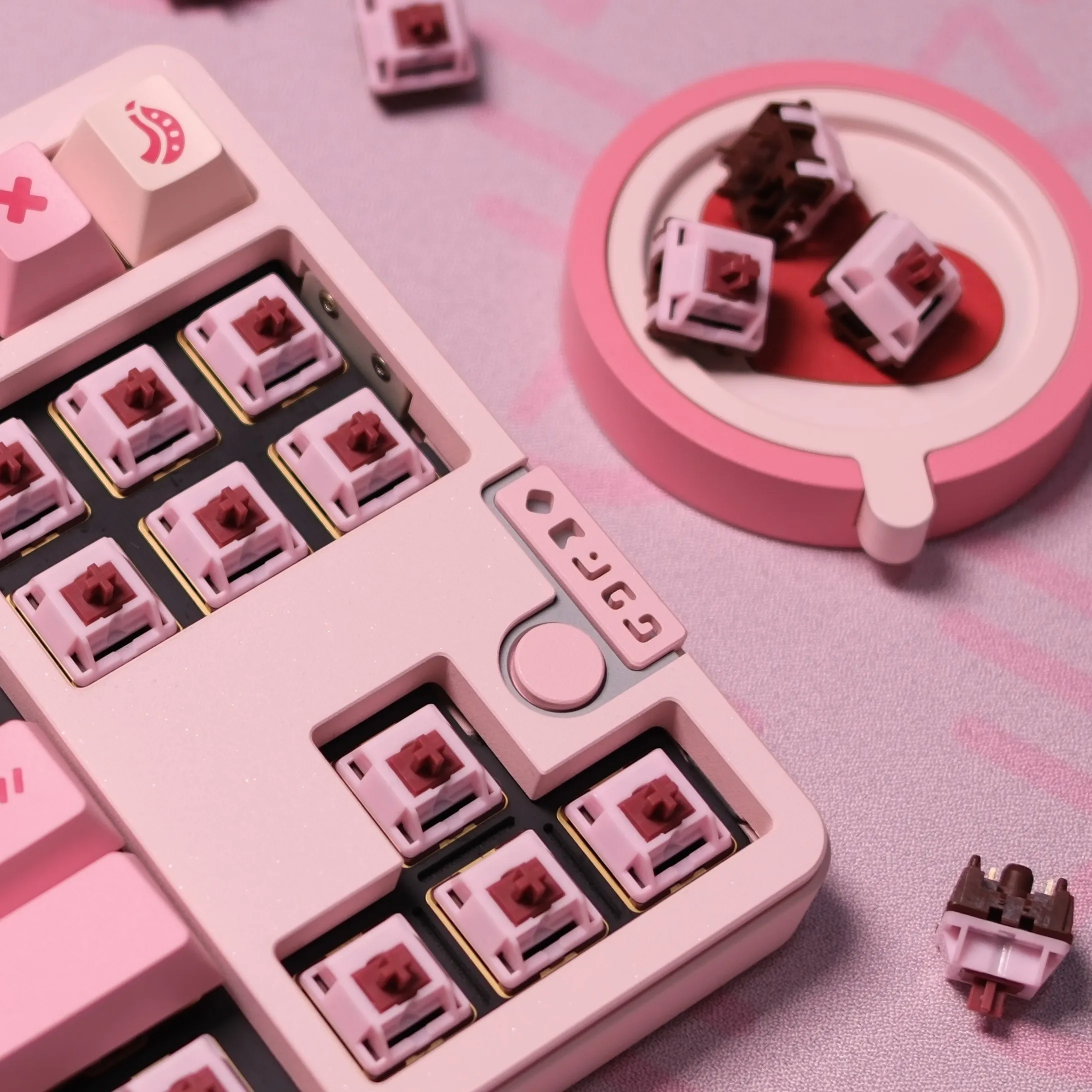 Bad Sweetheart Switch Linear Pre-Lubed 5 Pins HotSwap T5 Stem HMX Switches For Mx Mechanical Keyboard   