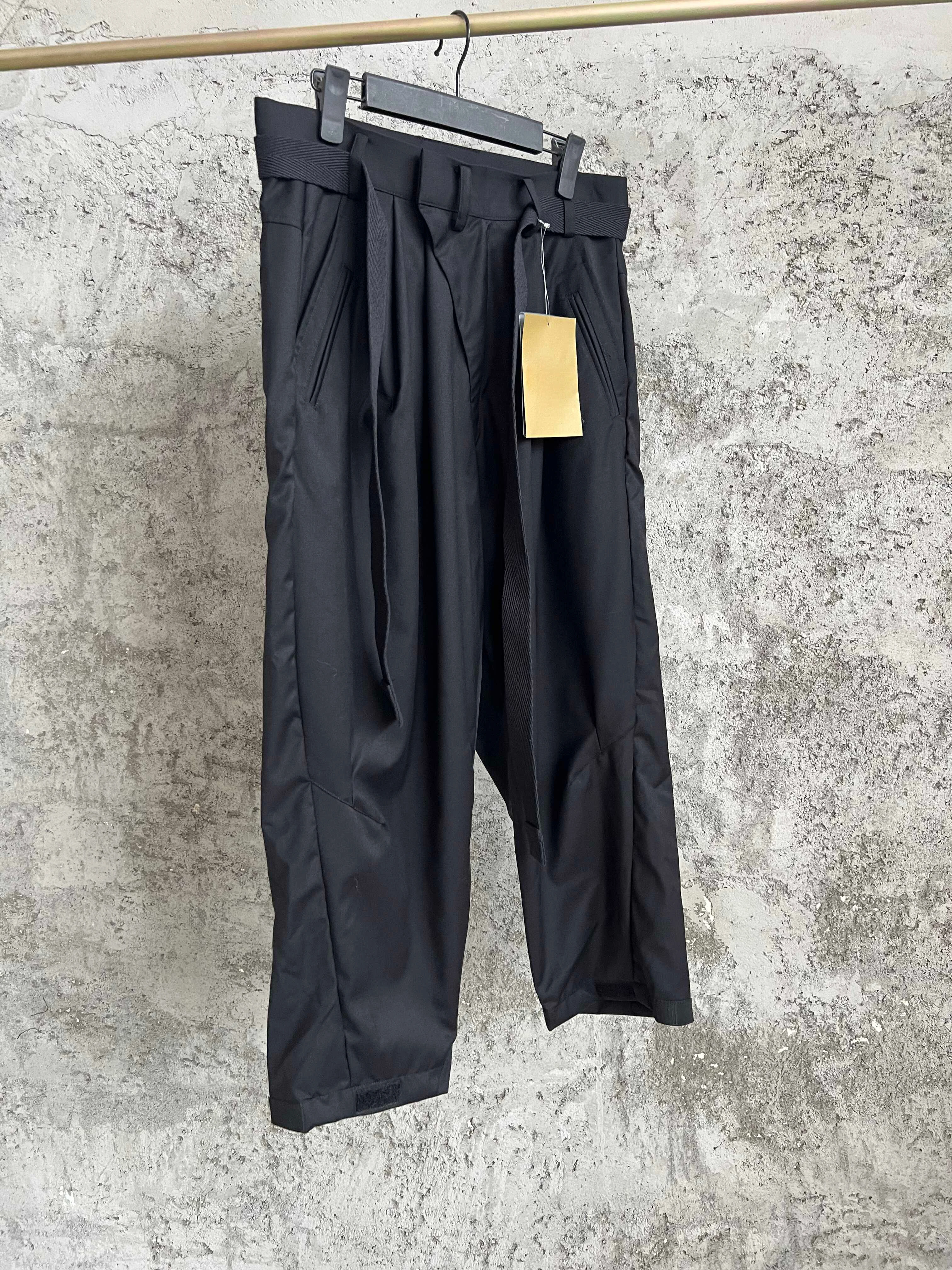 TOP-YAMAMOTO Urban Functional Waterproof Nine-inch Small Feet Andy Lau Harun Work Pants