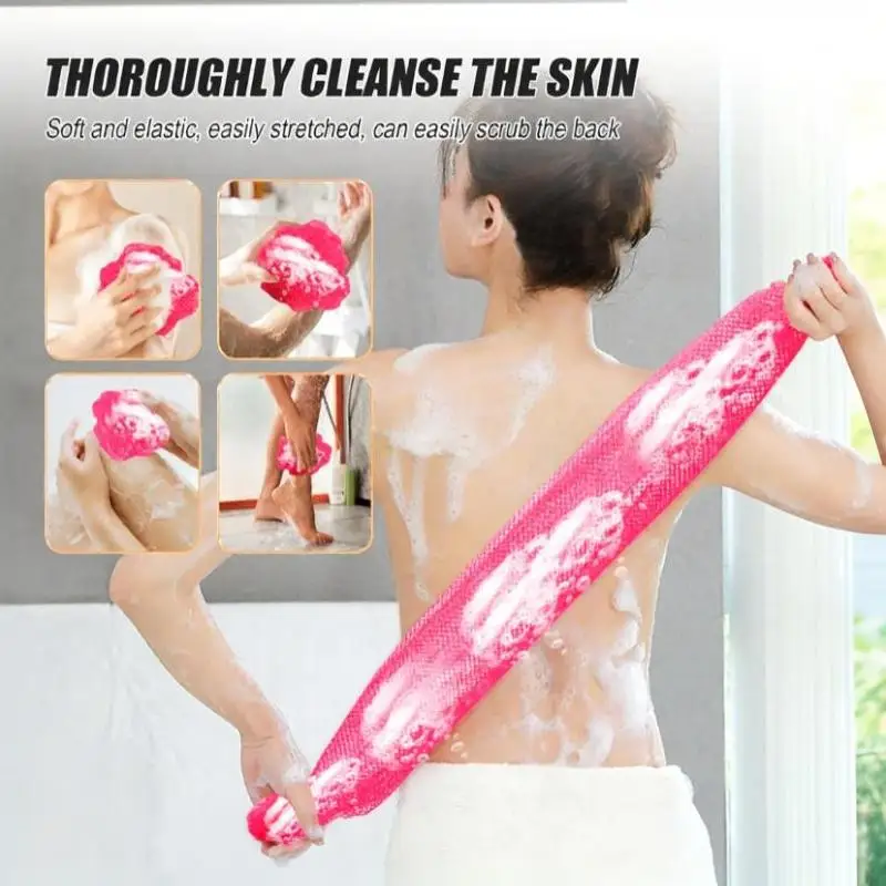 Beauty Skin Exfoliating Cloth Washcloth Japanese Body Wash Towel Nylon Bath