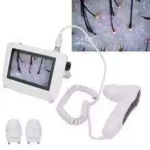 5 Inch Skin Analyzer Skin Hair Scalp Detector Skin Care Tools With 2 Lens Recharger Dermoscopy Tester Analyser For Diagnosis