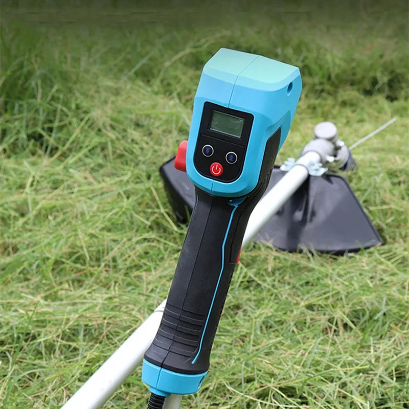 Electric Lawn Mower, Compact Home-Use Lithium-Ion Grass Trimmer, Rechargeable Garden and Forest Brush Cutter