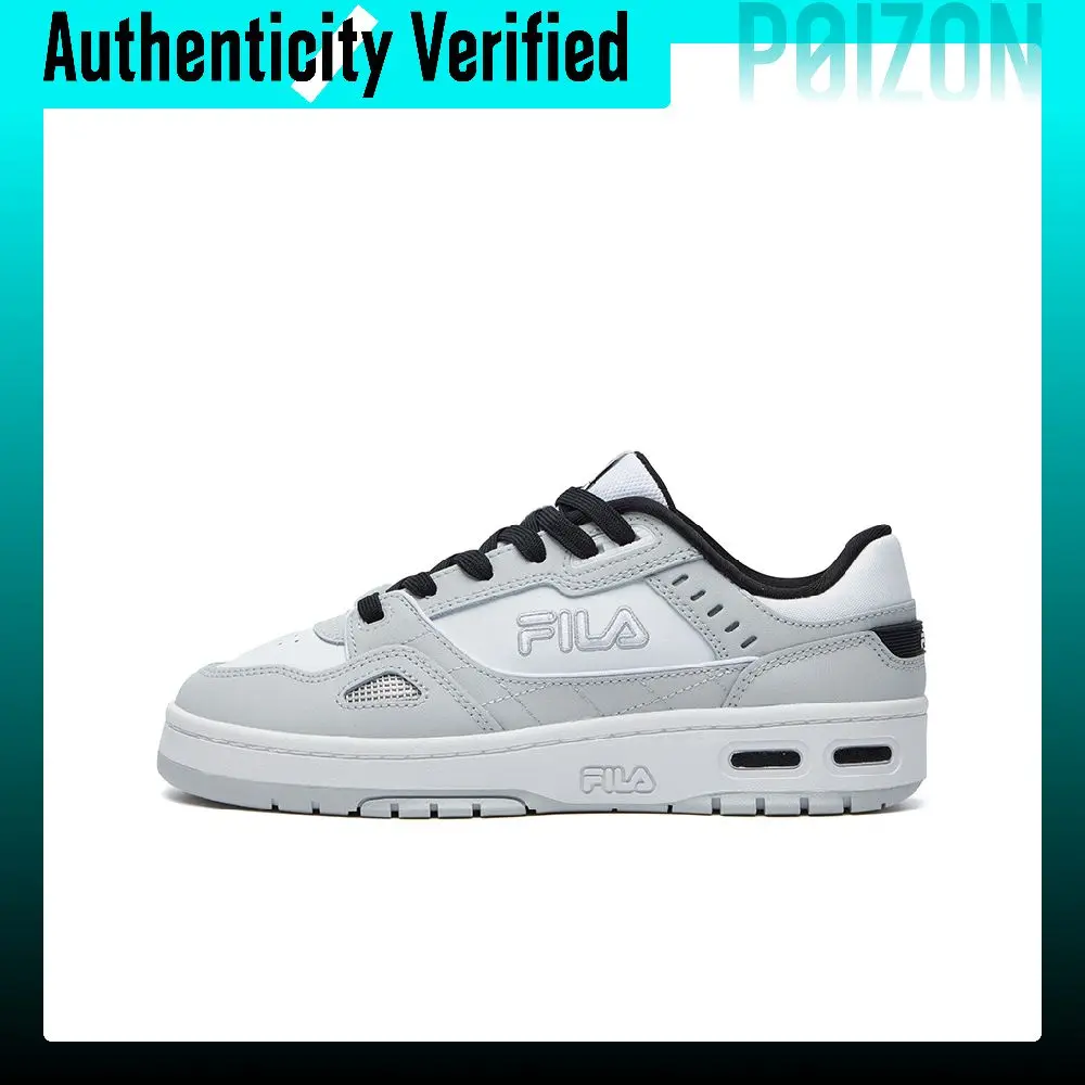 FILA Heritage FHT Abrasion Resistant Lightweight Breathable Low top Skateboard Shoes Women's Light Gray F12W131215FGW
