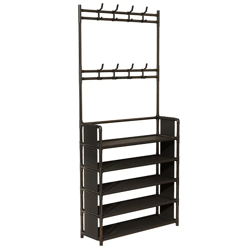 Minimalist Multi Tier Shoe Rack Large Capacity Storage Cabinet for Entryway Hallway Coat Hanger Organizer Home Furniture