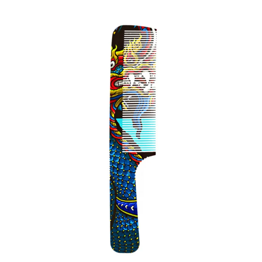 Plastic Haircut Comb Colorful Grooming Hair Clipper Comb Hair Styling Tools Brushing Combing Edge Hair Brushes Hairstylist
