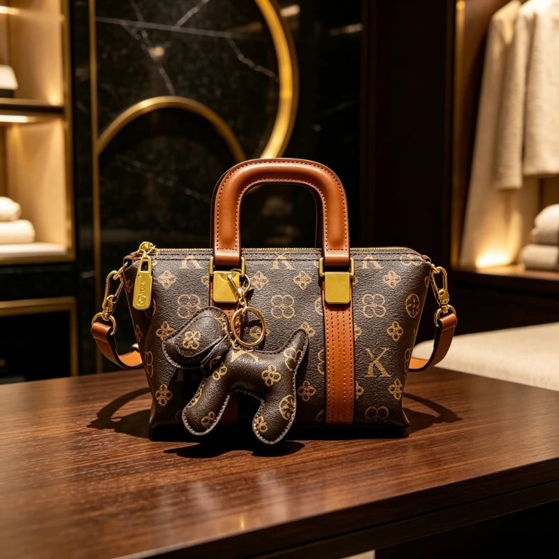 Vintage Inspired Leather Crossbody Bag For Women Luxury Designer Shoulder Handbag Elegant Tote Purse