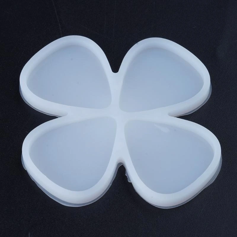 E21F Reusable Picks Casting Mold for Electric Guitar Ukulele Three Stringed Instrument DIY Guitar Plectrums Silicone Mould