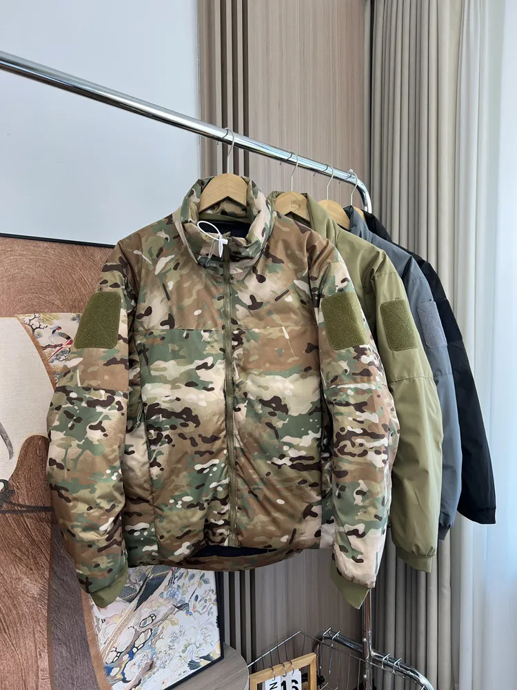 Camouflage stand collar jackets man winter padded jackets windproof waterproof casual warm cotton jacksts coat Men's clothing
