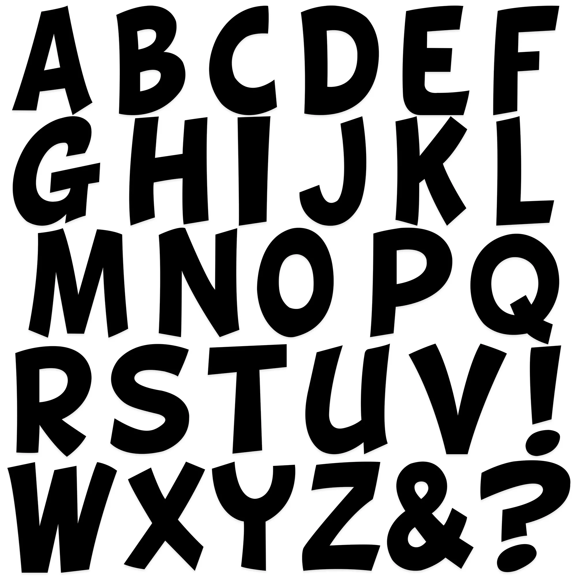 12 Sheets 2.5In Waterproof Alphabet Letter Stickers Self Adhesive for Kids DIY Crafts Scrapbooking Stationery Girls' Toy Gifts
