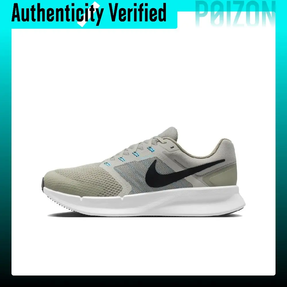 Nike Run Swift 3 Breathable Low top Running Shoes Men's Light Gray Green DR2695-300