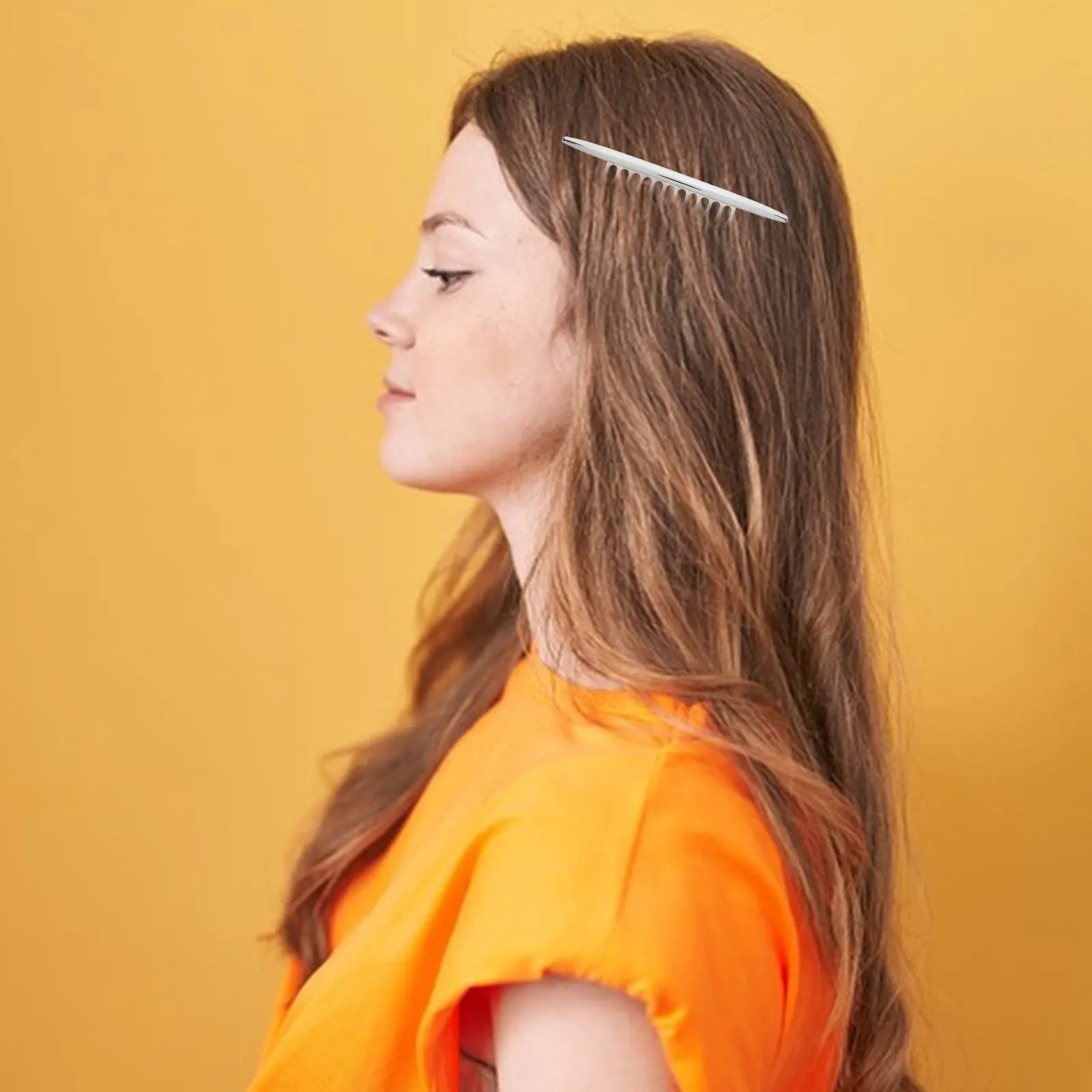 2pcs Electroplated Alloy Hair Combs for Women  Chic Barrette Hairpins for Daily & Festival Styling