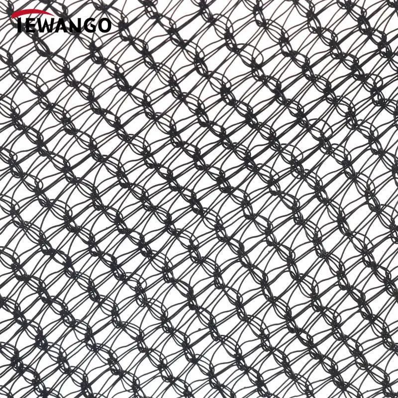 8~10Years 30~90% UV Block Black Round Silk Mono HDPE Fabric Mesh Anti Bird Hail Netting Garden Plants Cover Sun Shade Net