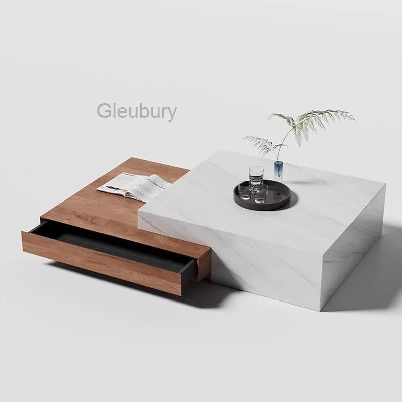 Italian Modern Coffee Table Premium Aesthetic Beautiful Classic Coffee Table Stylish Minimalist Meubles De Maison Furniture Home