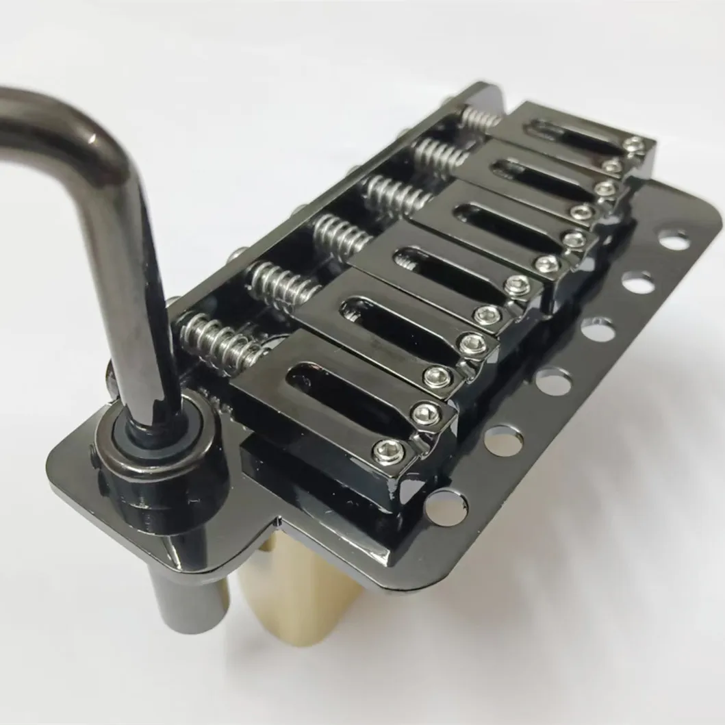 Brass Block 6-Point Bridge 52.5mm Vacuum Black
