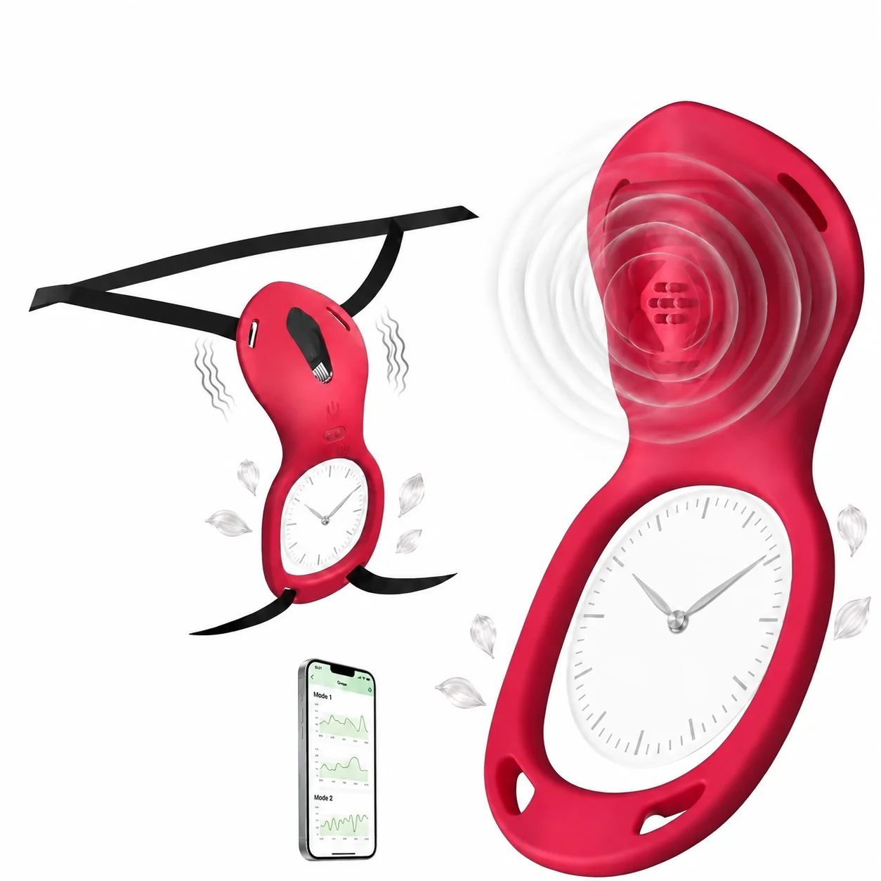 Wearable Rose Vagina Women Vibrator Powerful Remote Control G Spot Stimulator Nipple Panties Egg Massager for Adult 18+