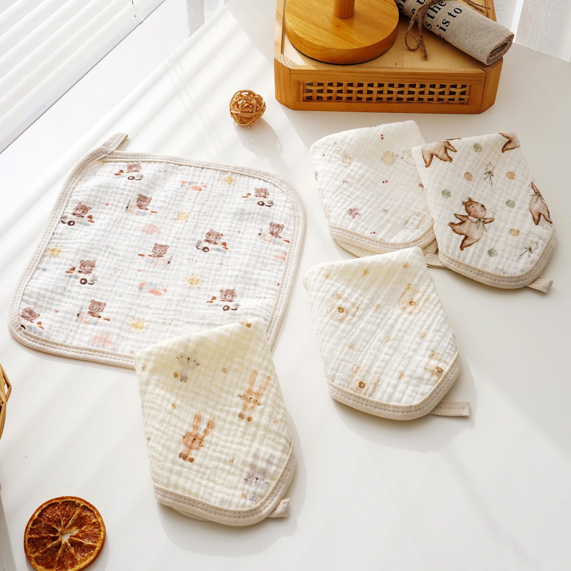 Baby Muslin Washcloths Baby Towels and Washcloths for Newborn Essentials Must Haves Wash Clothes Soft for Baby Muslin Burp Cloth