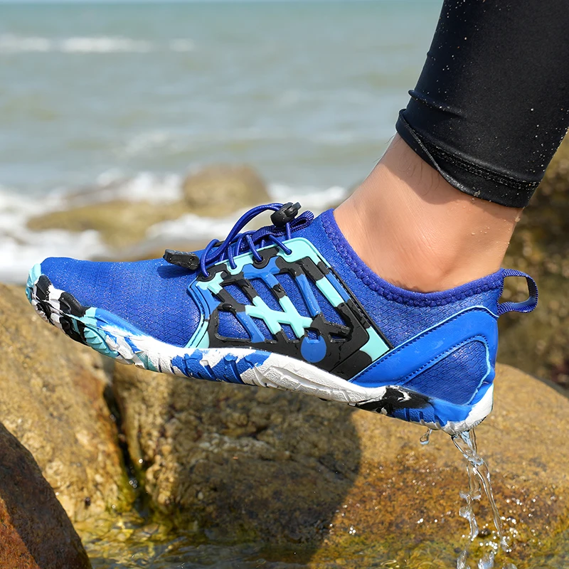 Unisex Water Shoes Outdoor Upstream Wading Swimming Sneakers Women Men Quick-drying Beach Barefoot Aqua Shoes Indoor Gym Fitness