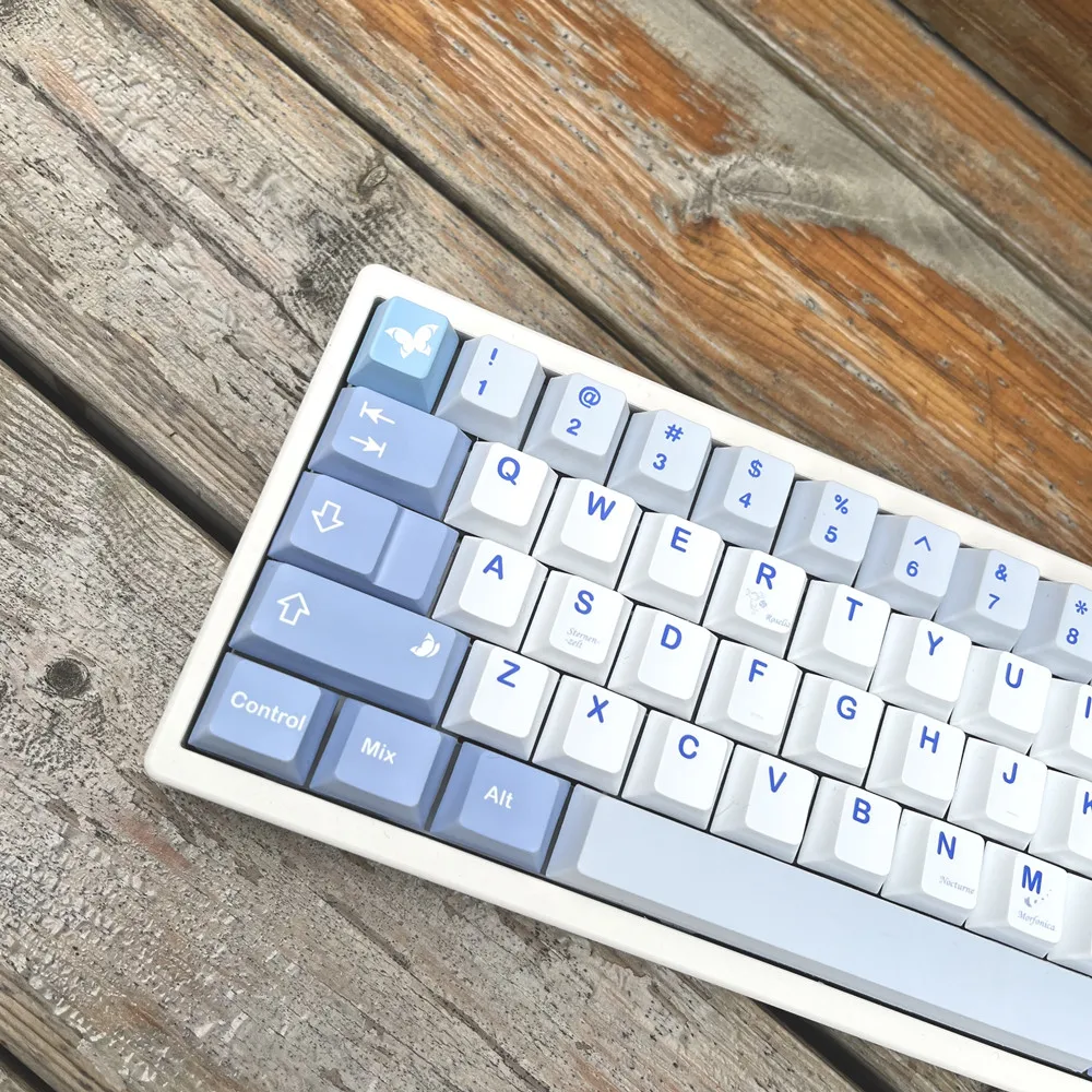 PBT Keycap Morfolia Star Sky Music 142 Keys Cherry Profile DYE Sublimation ISO Enter For Outemu MX Switch Mechanical Keyboard