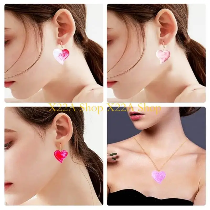 Unique Earrings Silicone Mould Heart Earrings Mold DIY Jewellery Epoxy Resin Mold