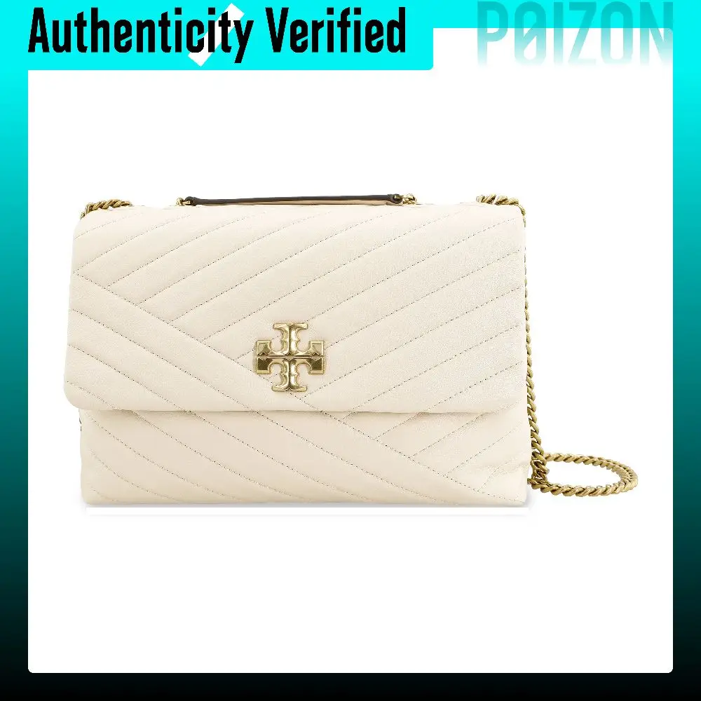 TORY BURCH Kira Sheepskin Crossbody Bags Medium Women's Cream White 90446-122