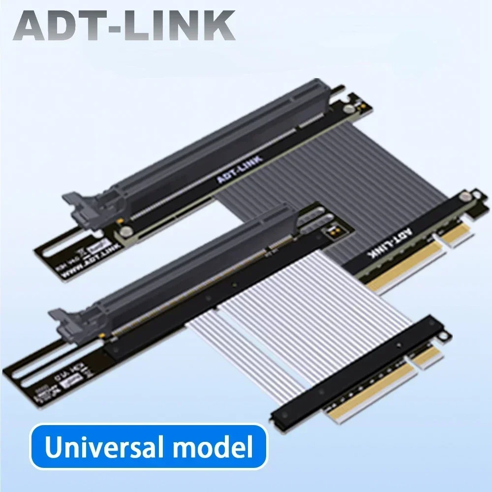 Universal PCI-E 4.0 X8 X16 Slot Riser Cable PCI Express Gen4 16X 8X 1U2U GPU Graphics Card Riser Extender AMD NVIDIA Video Cards