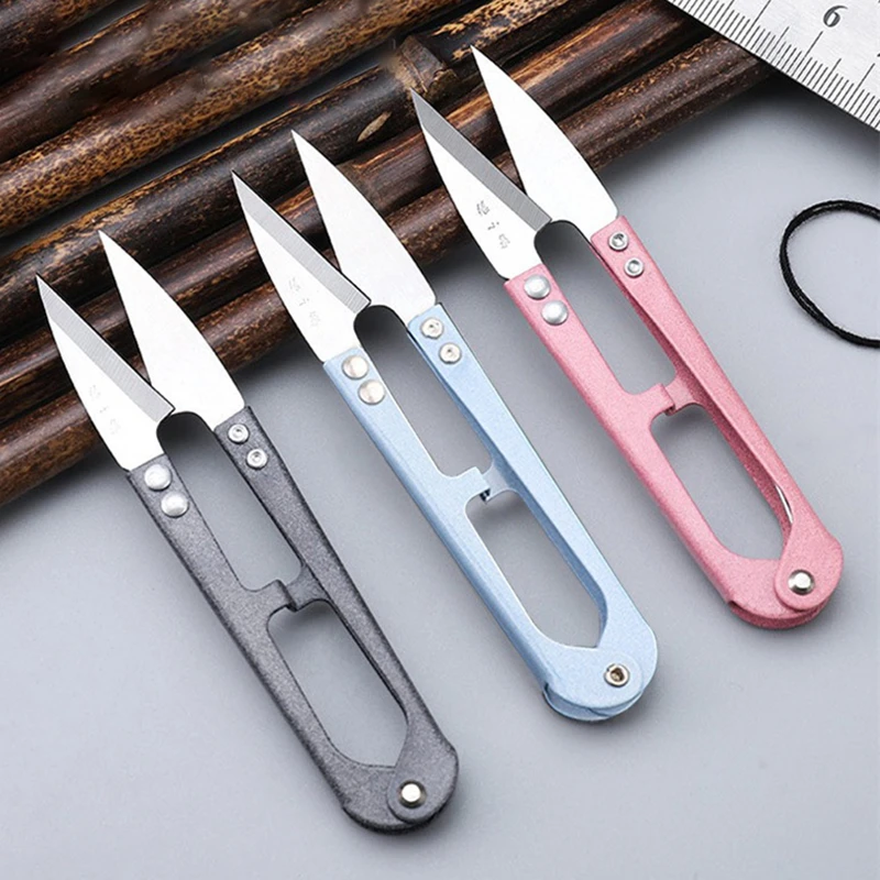 1Pcs Small Sewing Scissor Cross Stitch Cutter Threads Embroidery Stitch Thread Clipslyarm Cutting Scissors Fishing Yarn Shears