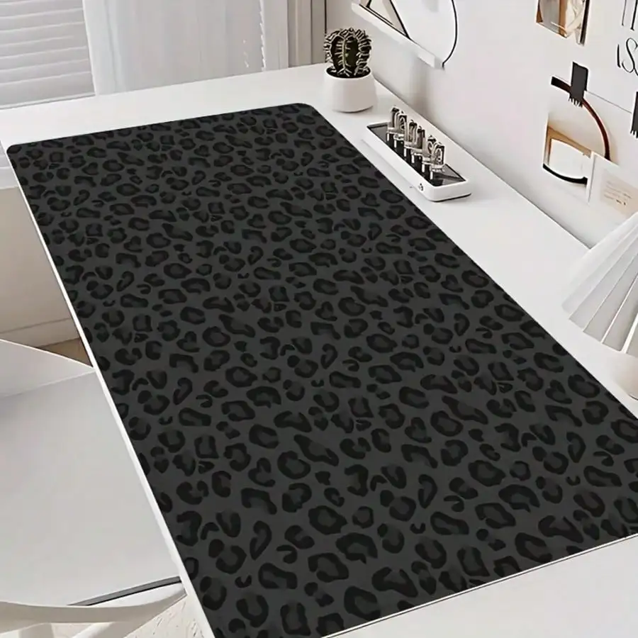 Gaming Mouse Pad Non Slip Rubber Base Smooth Polyester Desk Mat Halloween Animal Pattern Suitable Laptop Home Office Gift