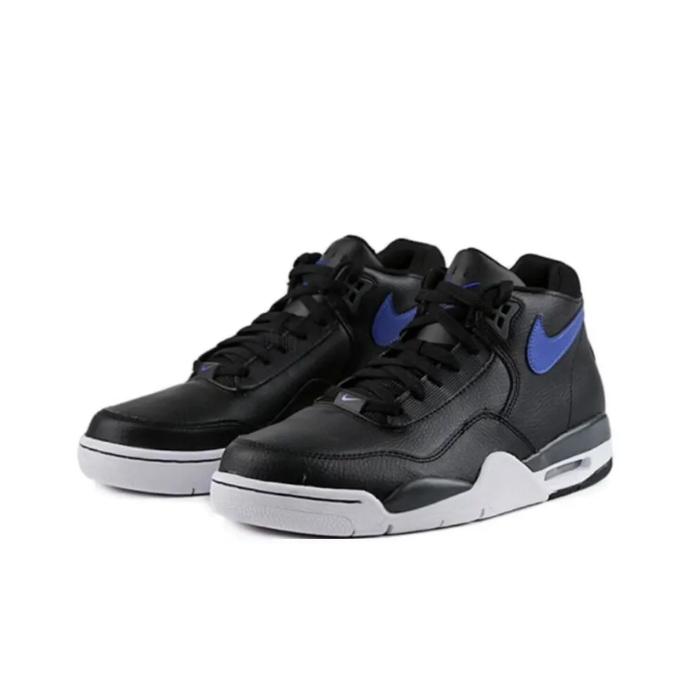 Nike Flight Legacy AJ4 Leather Trendy, Cushioned, Slip-Resistant Mid-Top Retro Basketball Shoes for Men BQ4212-003
