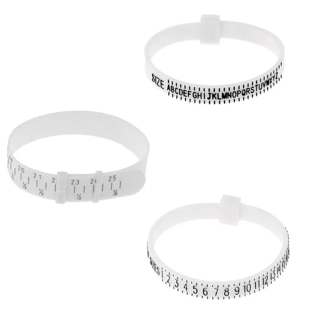 Plastic Bracelet Maker Gauge Adjustable Bangle Sizer Tool for Making Bracelets Beads and Accessories