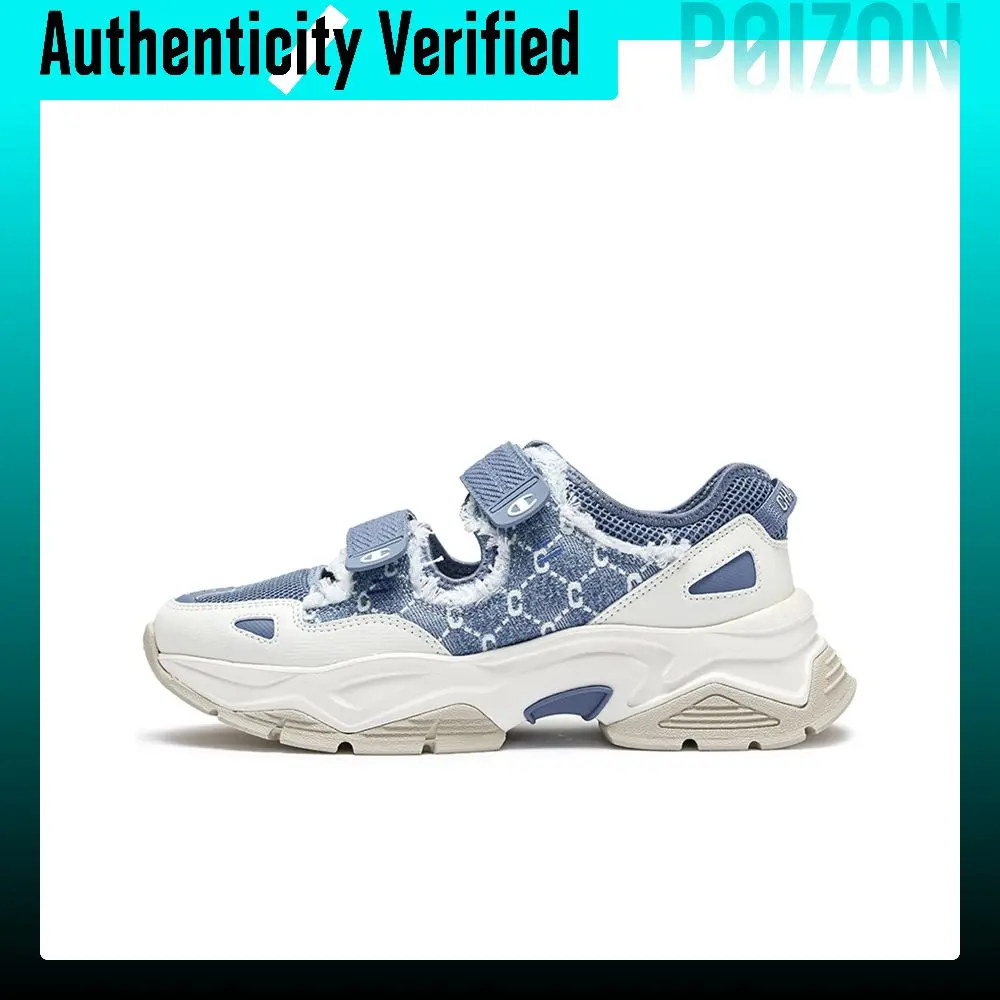 Champion Low top Beach Sandals Women's Marigold Blue/Milk White U3CFCSW04M1