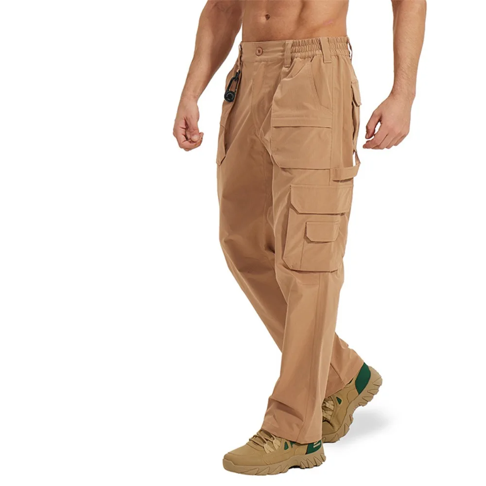 Summer City Tactical Pants Men Cargo Trousers Multi-pocket Waterproof Pant Casual Outdoor Training Overalls Clothing Hiking