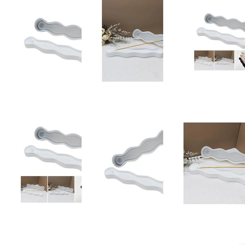   Flexible Silicone Mold for Elegant Incenses Base Mould Home Decoration Mold for Handicraft Enthusiasts Jewelry Tool