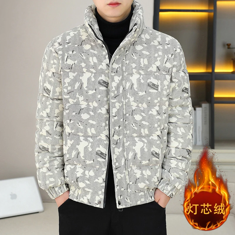 Men's high-quality winter warm thick zipper style cotton coat and jacket 2026