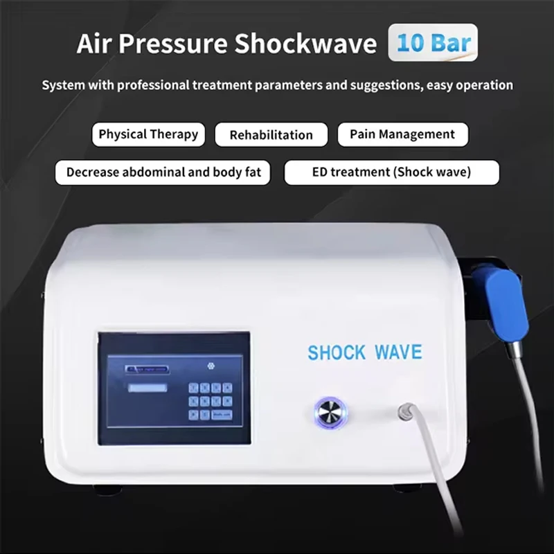 High Quality Pain Relief Shock Wave Machine Focused Shockwave Therapy Machine Dysfunction Physictherapy for Muscle Pain Relief
