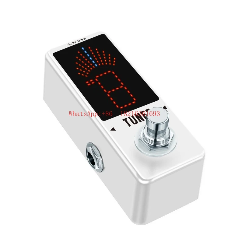 LT-910 Guitar Tuner Mini Color Tuner Pedal Effect LED Display