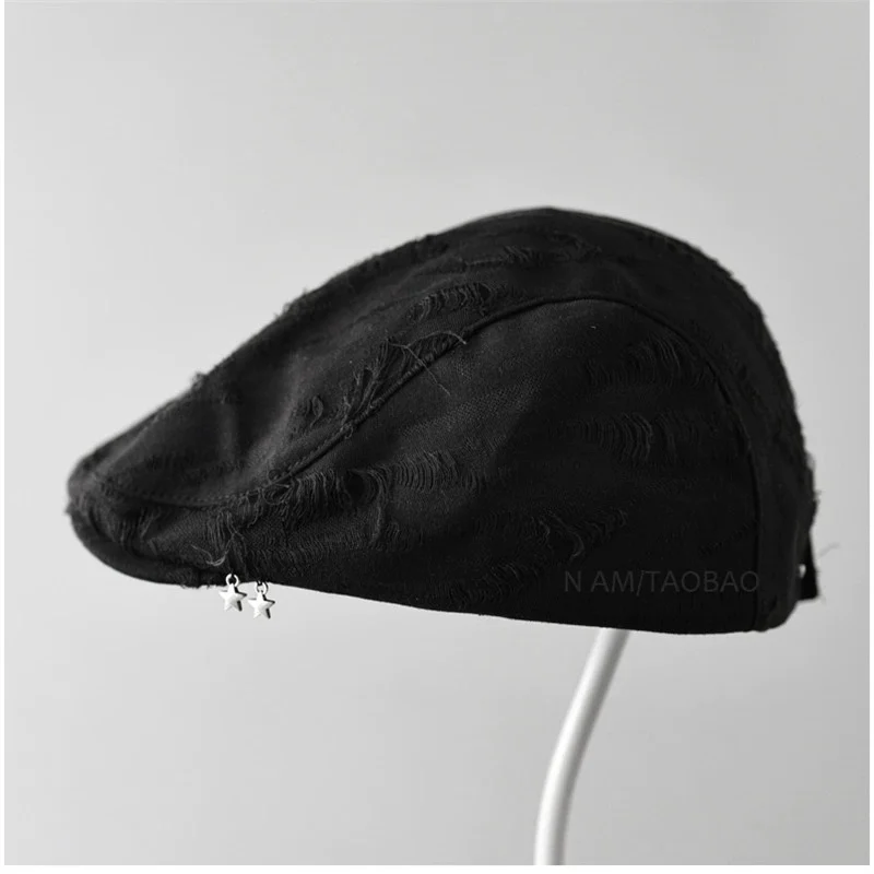 New Spring Collection: Vintage-style Ripped Baseball Cap for Women  Stylish, Casual, Versatile and Artsy