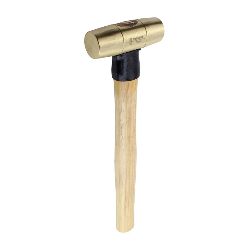 Durston Superior 1lb 2lb Brass Mallet Jewelry Metal Dapping Stamping Hammer For Heavy Strike