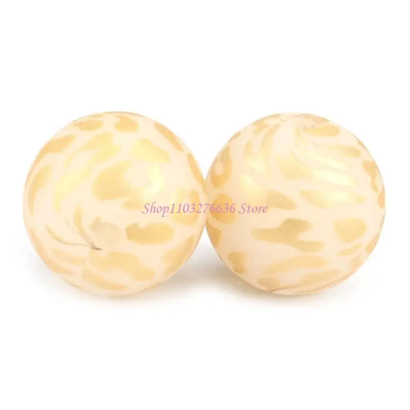 R6FD Luminous Print Beads&Bead Assortments for Jewelry Making Necklaces Bracelets UV Color Change Multitype Beads for Women