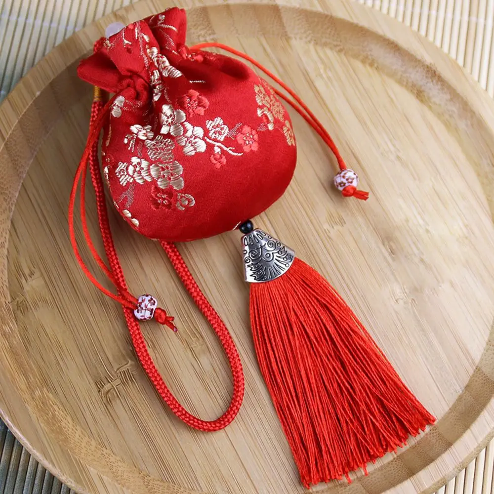 Decoration Jewelry Packaging Plum Flower Pattern Chinese Style Sachet Women Sachet Jewelry Storage Bag Dragon Boat Festival Bag
