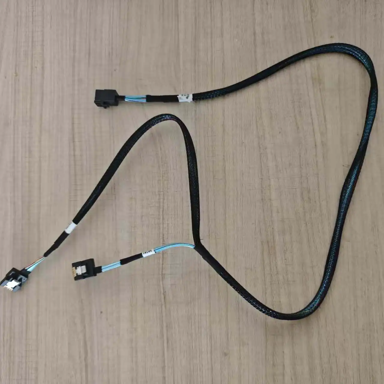 For Slim SAS 4.0 SFF-8643 4I to 1/2 SFF-8654 4X Data Cable