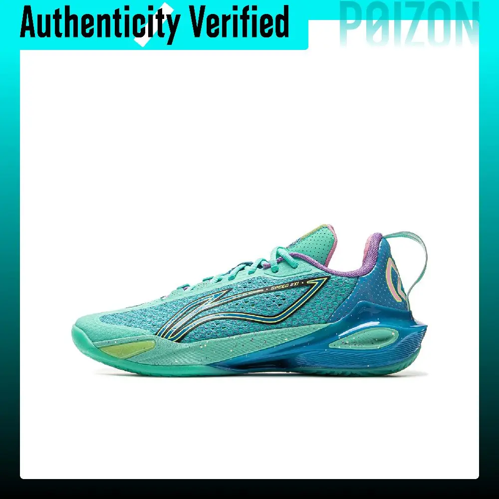 Li Ning Flash Strike 11 Cushioning Slip Resistant Abrasion Resistant Breathable Rebound Anti Twist Grip Low top ABAV031-4