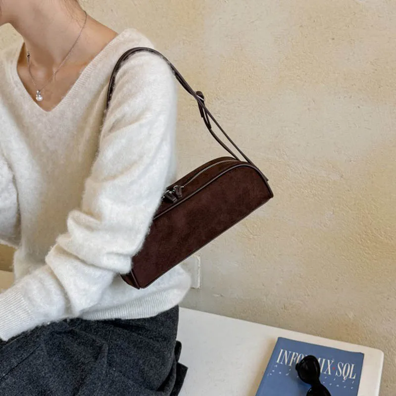 2026 New Soft Leather Small Square Women'S Handbag Premium Single Shoulder Underarm Bag Commuter Crossbody Pillow Bags