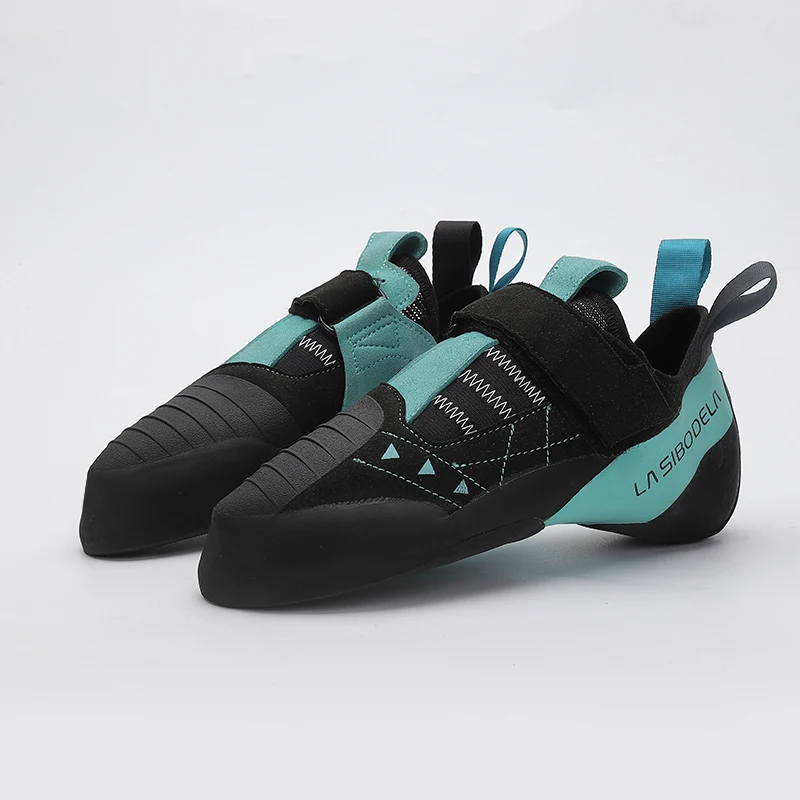 Professional Men's Women's Rock-Climbing Shoes Indoor Outdoor Climbing Shoes Beginners Rock-Climbing Bouldering Training Shoes