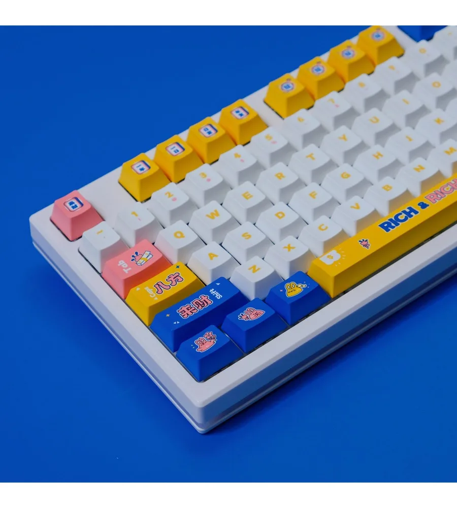 Bafanglai keycap PBT original factory highly sublimated mechanical keyboard custom wooting