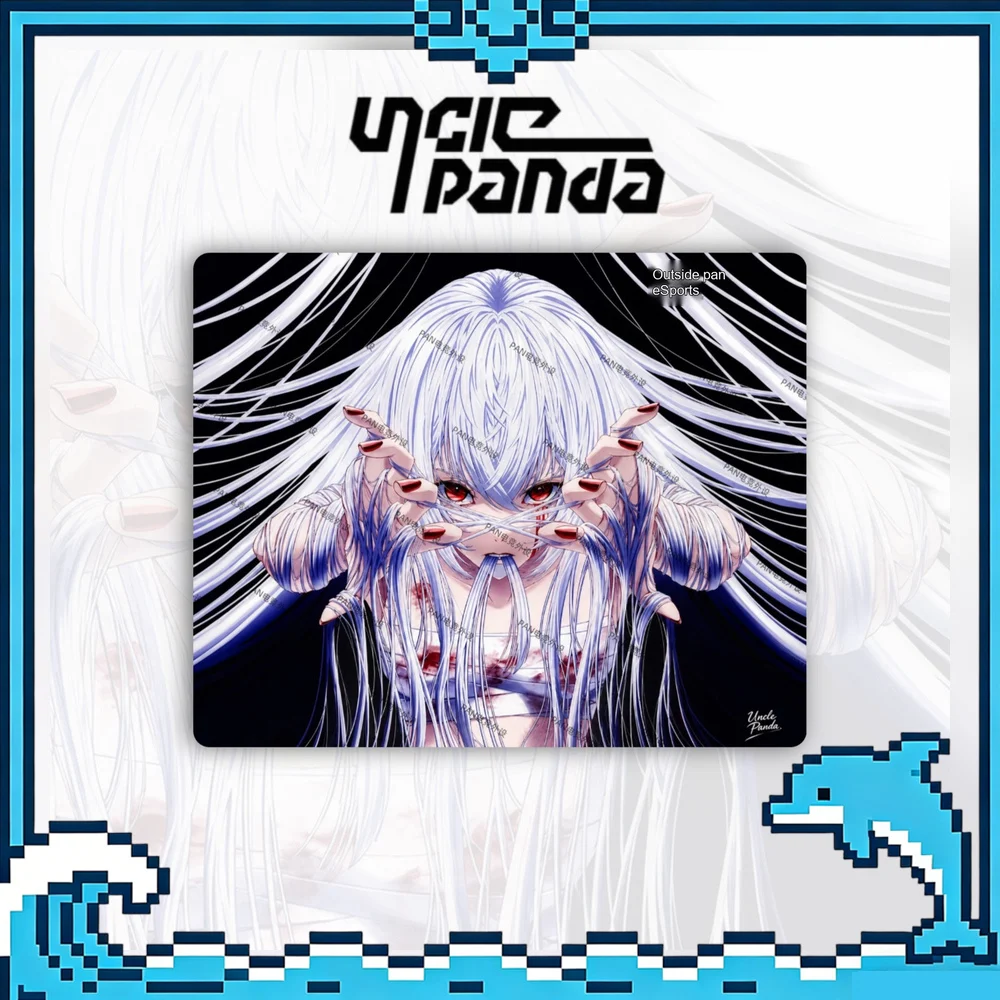 New Uncle Panda CJ Limited Tempered Glass Mouse Pad 490x420mm Large Gaming Desk Mouse Mat for FPS Esports PC Gamer Accessory