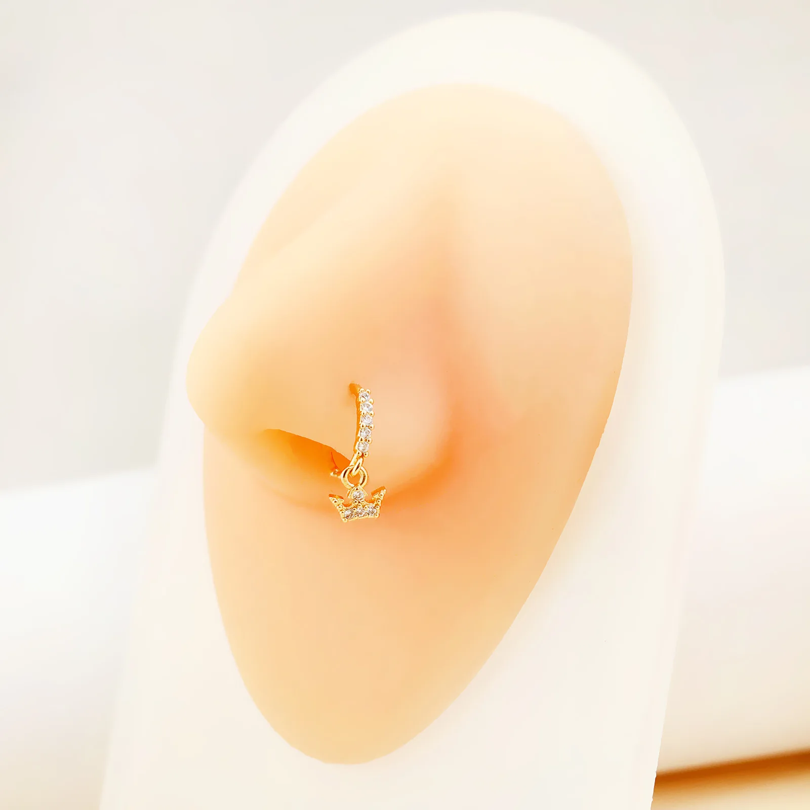 Zircon Pendant Nose Ring Piercing Jewelry