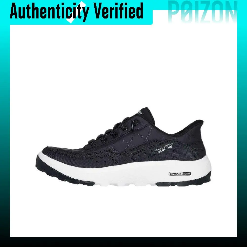 Skechers Relaxed Fit Low top Casual Shoes Women's Black 180277-BKW