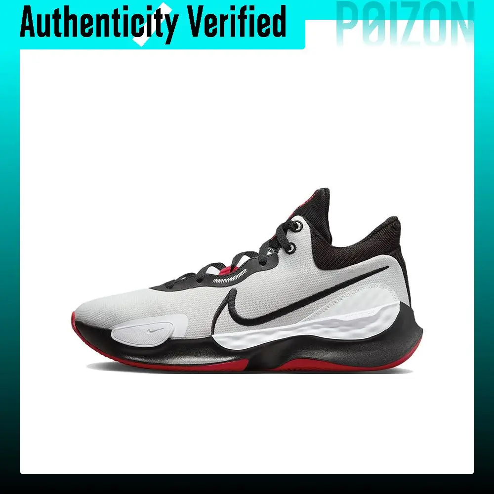 Nike Renew Elevate 3 Low top Performance Basketball Shoes Men's Gray Black DD9304-100