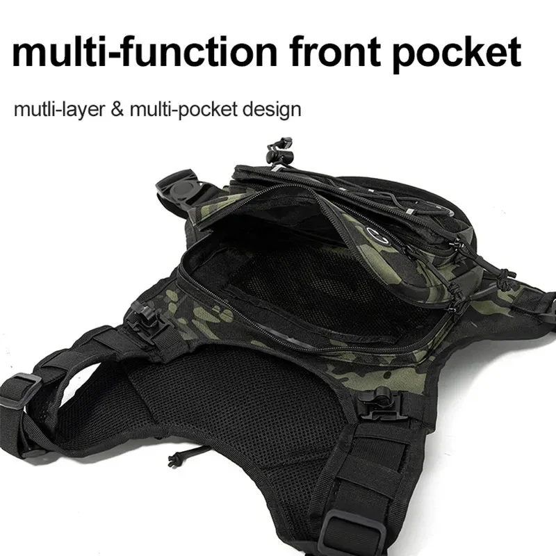 2026 New Lightweight Running Chest Pack Outdoor Sports Vest Backpack For Hiking Race Marathon Bag Tactical Pouch Camping